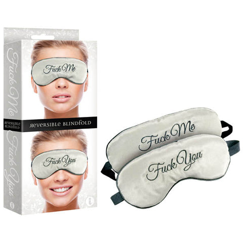 Fuck Me/Fuck You Reversible Blindfold Discount Adult Zone