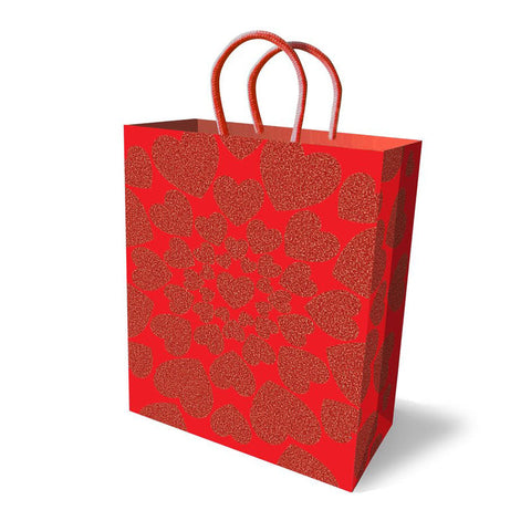 Gift Bag - Glitter Hearts Discount Adult Zone