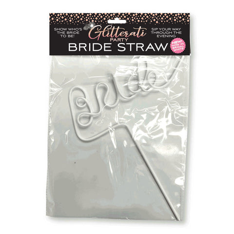 Glitterati Bride Straw Discount Adult Zone