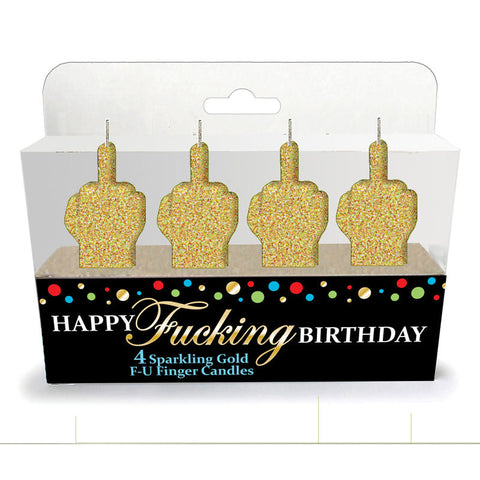 Happy Fucking Birthday FU Candle Set Discount Adult Zone
