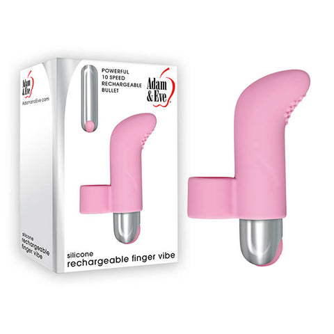 Adam & Eve Silicone Rechargeable Finger Vibe - Discount Adult Zone
