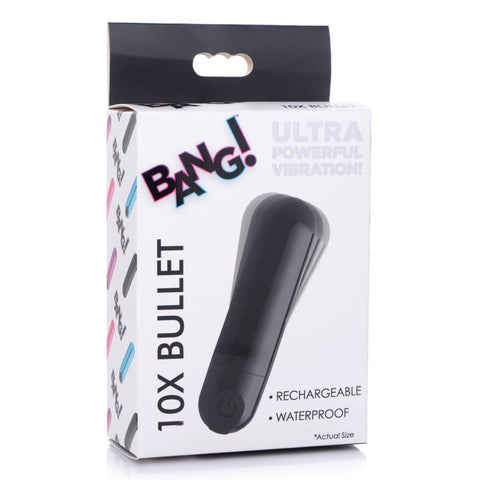Bang! 10X Vibrating Metallic Bullet - Discount Adult Zone