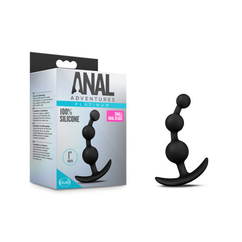 Anal Adventures Platinum Small Anal Beads - Discount Adult Zone