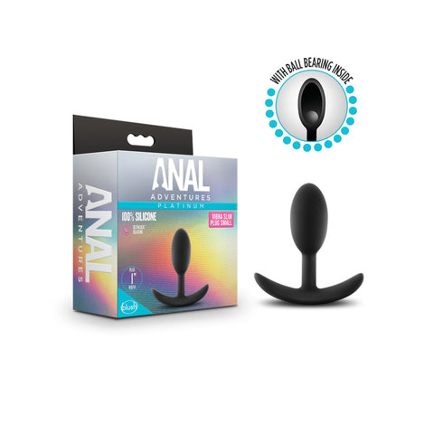 Anal Adventures Platinum Vibra Slim Plug - Discount Adult Zone