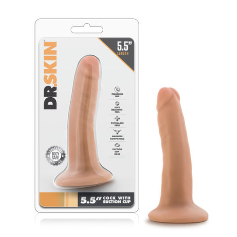 Dr. Skin 5.5'' Cock with Suction Cup - Discount Adult Zone