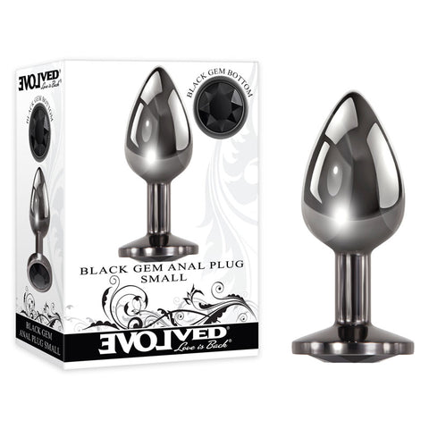 Evolved Black Gem Anal Plug - Small - Discount Adult Zone