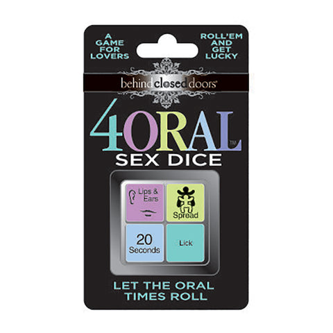 Behind Closed Doors - 4 Oral Sex Dice - Discount Adult Zone