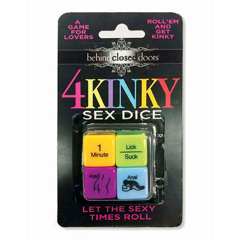 Behind Closed Doors - 4 Kinky Sex Dice - Discount Adult Zone