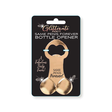 Glitterati Same Penis Forever Bottle Opener - Discount Adult Zone