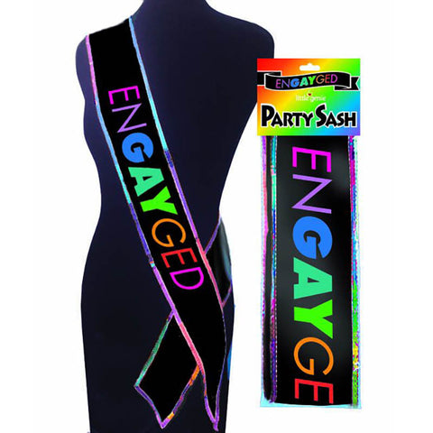 EnGAYged Sash - Discount Adult Zone