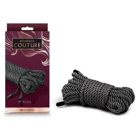 Bondage Couture Rope - Black - Discount Adult Zone