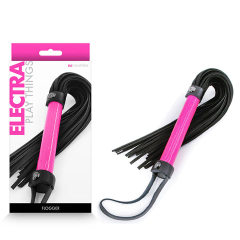 Electra Flogger - Pink - Discount Adult Zone